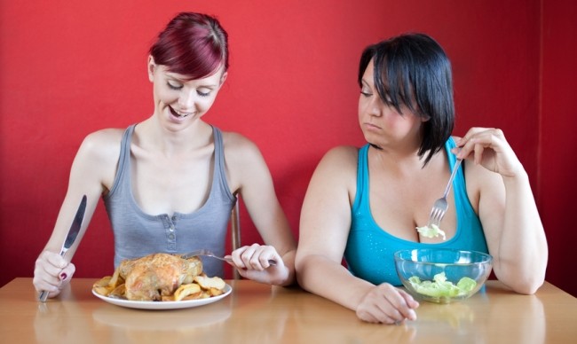 Losing Weight Is Fun When You Know Your Body - Two Women Eating Together