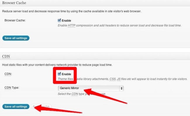 Configure CDN77 With W3 Total Cache Plugin - General Settings