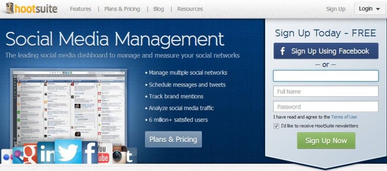 Social Media Management Using Hootsuite Features