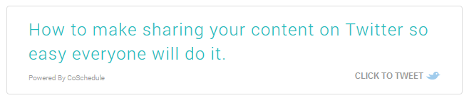 Example of Tweetable Box Created By ClickToTweet WordPress Plugin
