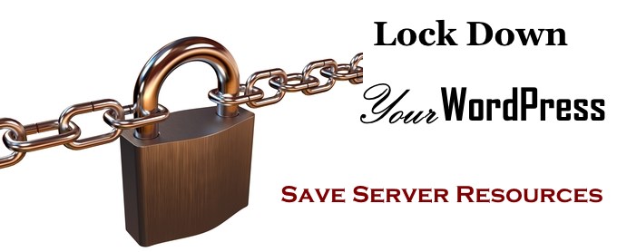 lock down WordPress Admin - Protect your website and server resources