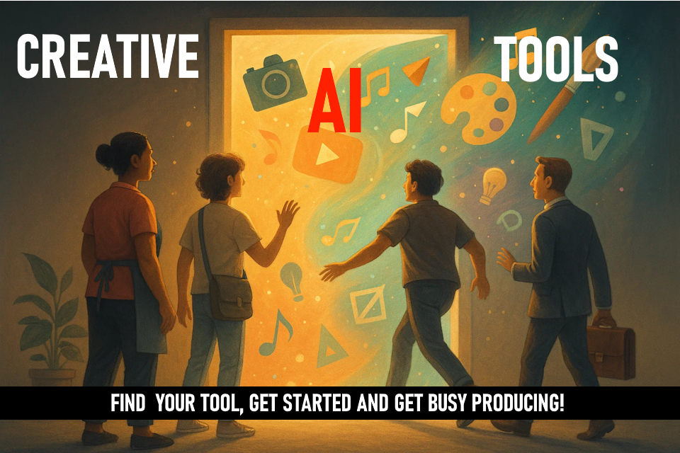 AI tools for creatig content production for professionals business owners students and everyone else