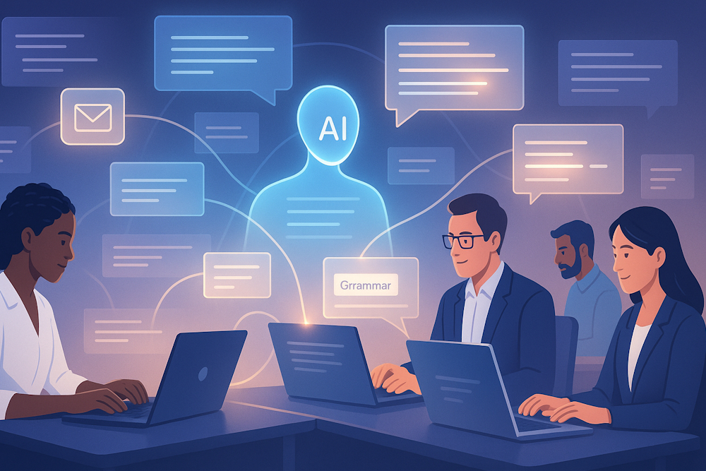 AI-Transforming-Professional-Writing-Office-Atmosphere-Hero-Image-Blog-Post