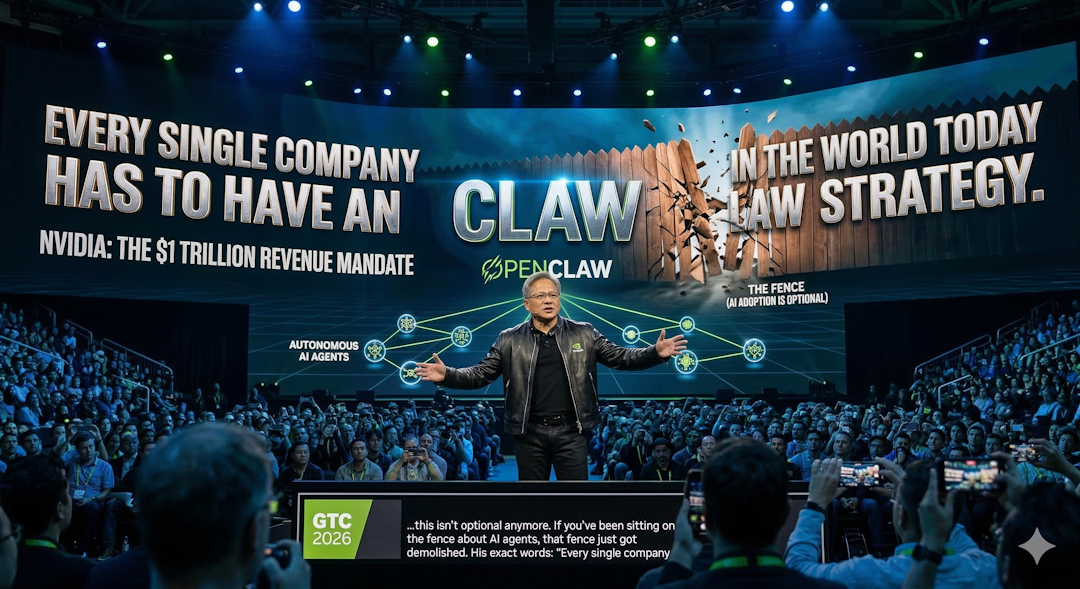 Every single company in the world today has to have an OpenClaw strategy-Jensen Huang