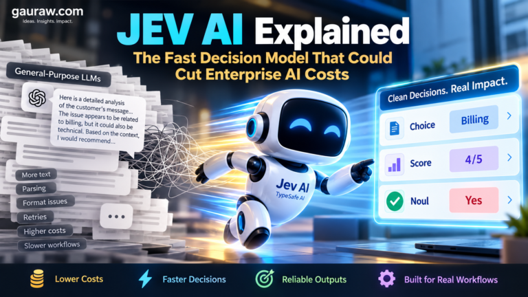 JEV AI Explained: The Fast Decision Model That Could Cut Enterprise AI Costs